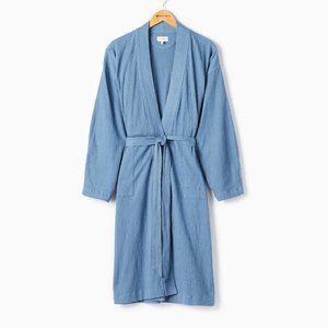 Cloud Robe Coat in Blue Mirage